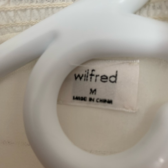 Aritzia Wilfred Fiji Blouse White (M) - Picture 4 of 6